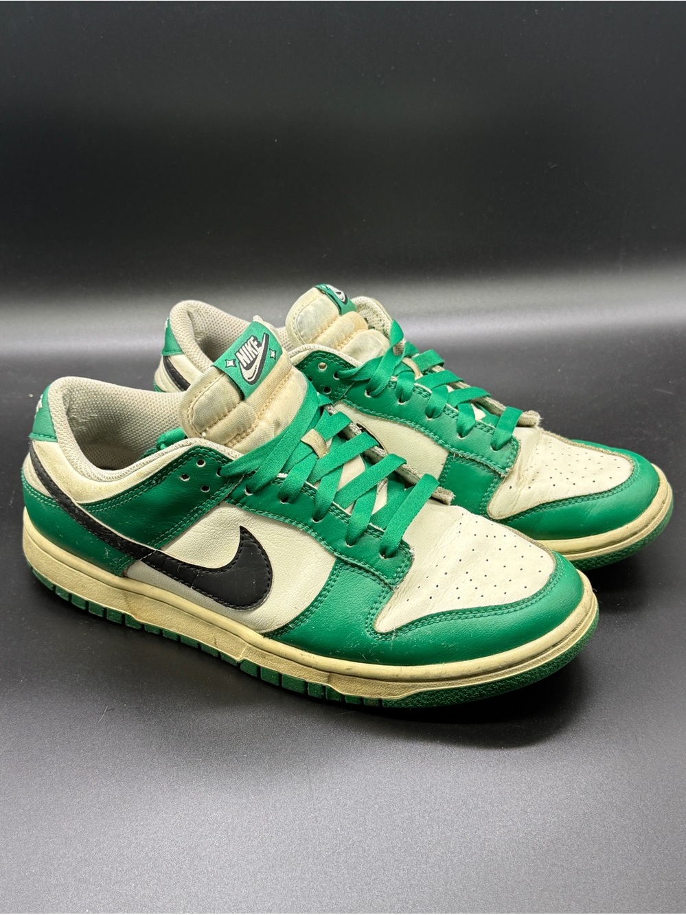 Nike Dunk Low SE Lottery Pack Sneakers Men's 8.5 Malachite Lace Up Streetwear